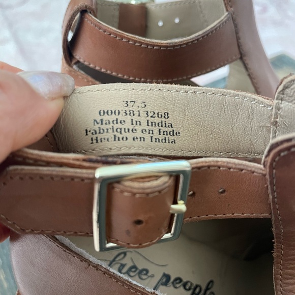 Free People Brady Buckle Bootie. Size 37.5 or 7.5 NWT. 3" heel. - Picture 9 of 11